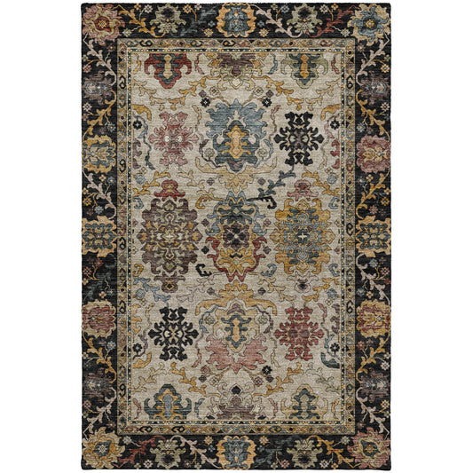 Machine Made Silk Road SR5 Black - Dalyn Rugs