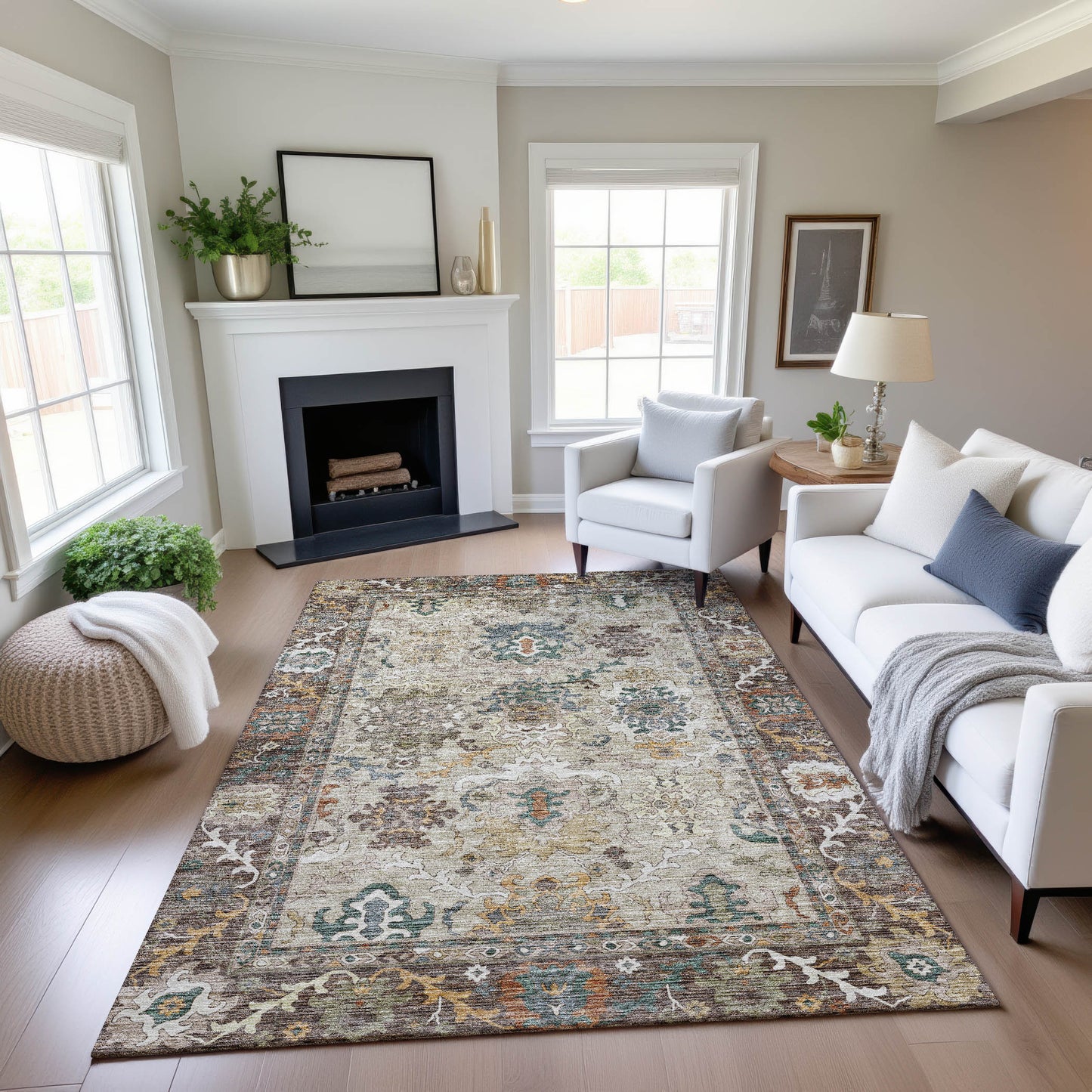 Machine Made Silk Road SR5 Chocolate - Dalyn Rugs