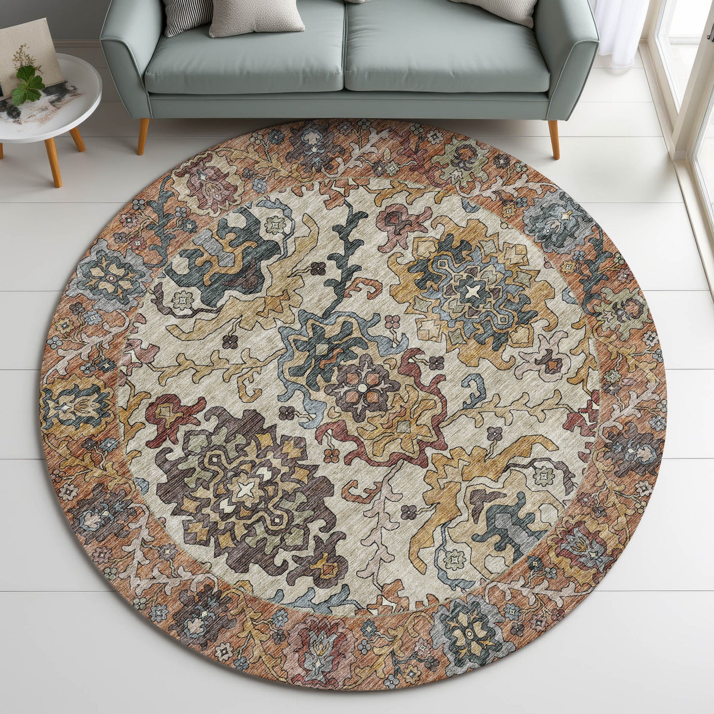 Machine Made Silk Road SR5 Copper - Dalyn Rugs