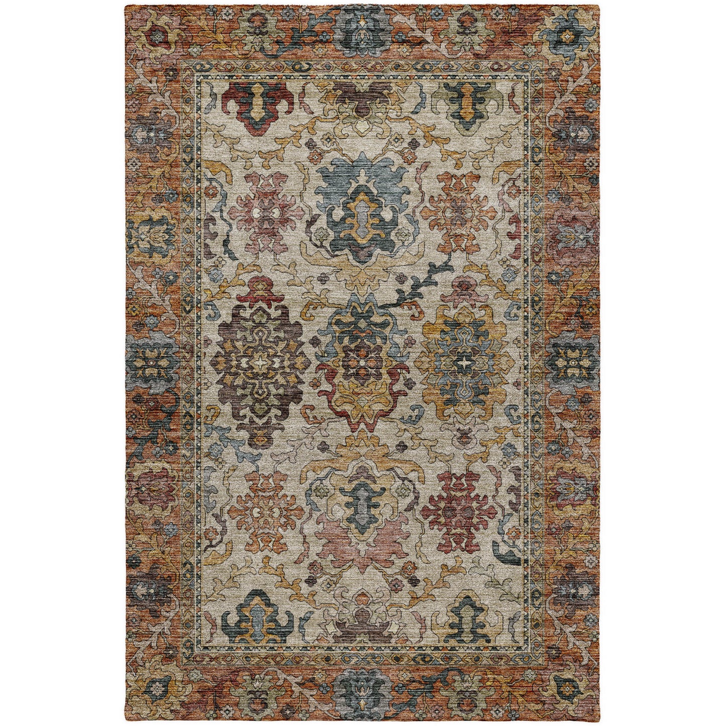 Machine Made Silk Road SR5 Copper - Dalyn Rugs