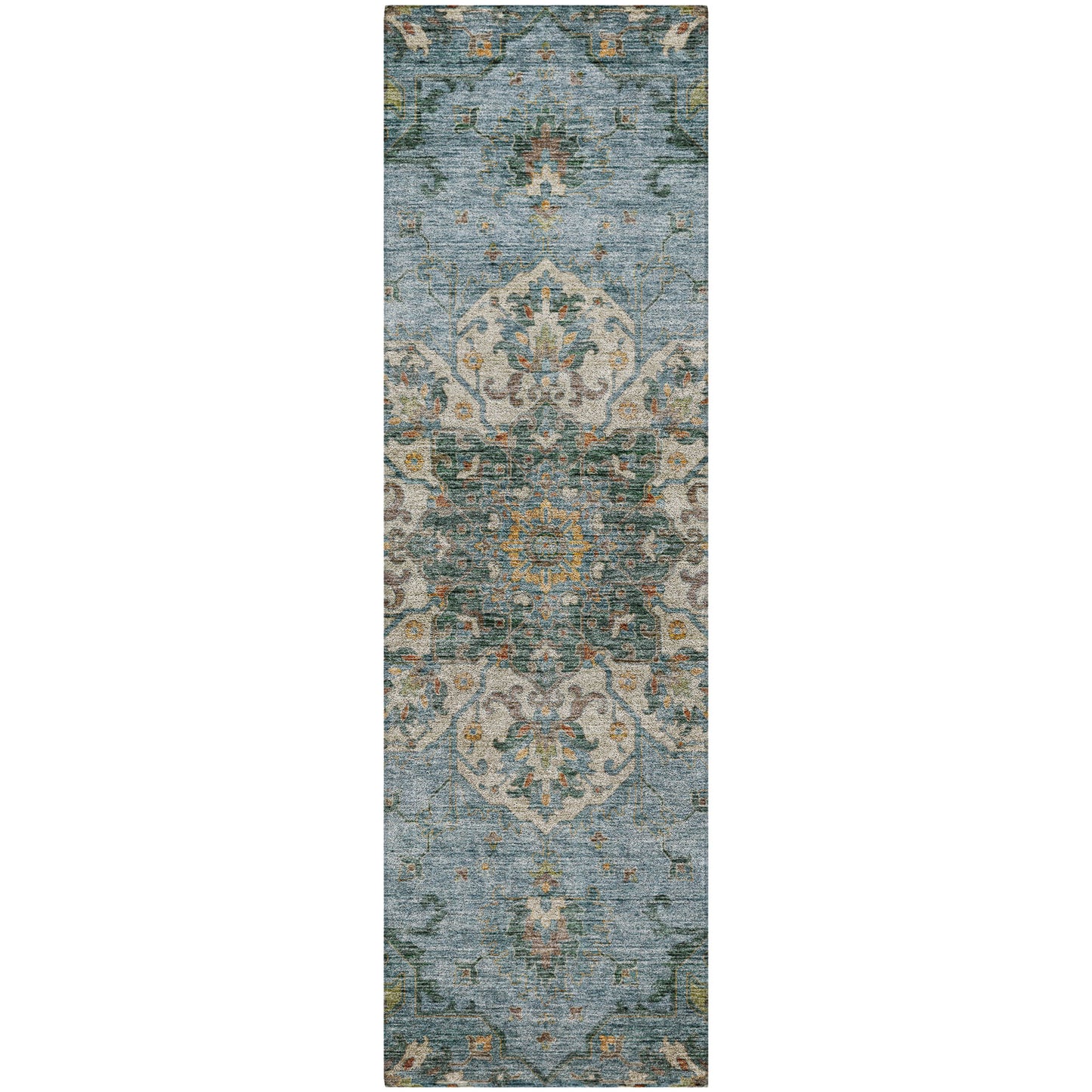 Machine Made Silk Road SR6 Aqua - Dalyn Rugs