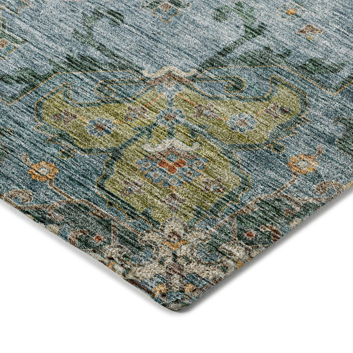 Machine Made Silk Road SR6 Aqua - Dalyn Rugs