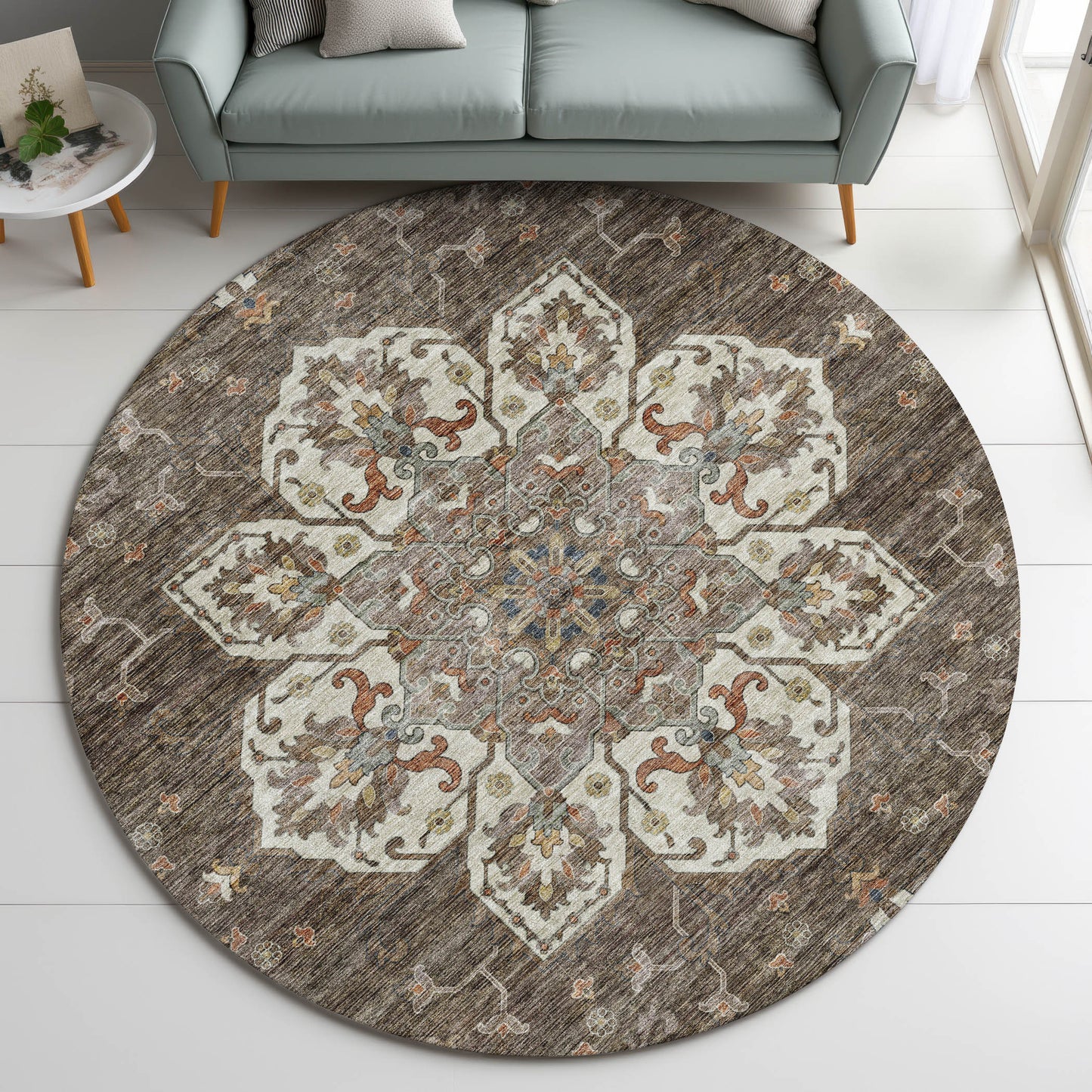 Machine Made Silk Road SR6 Chocolate - Dalyn Rugs