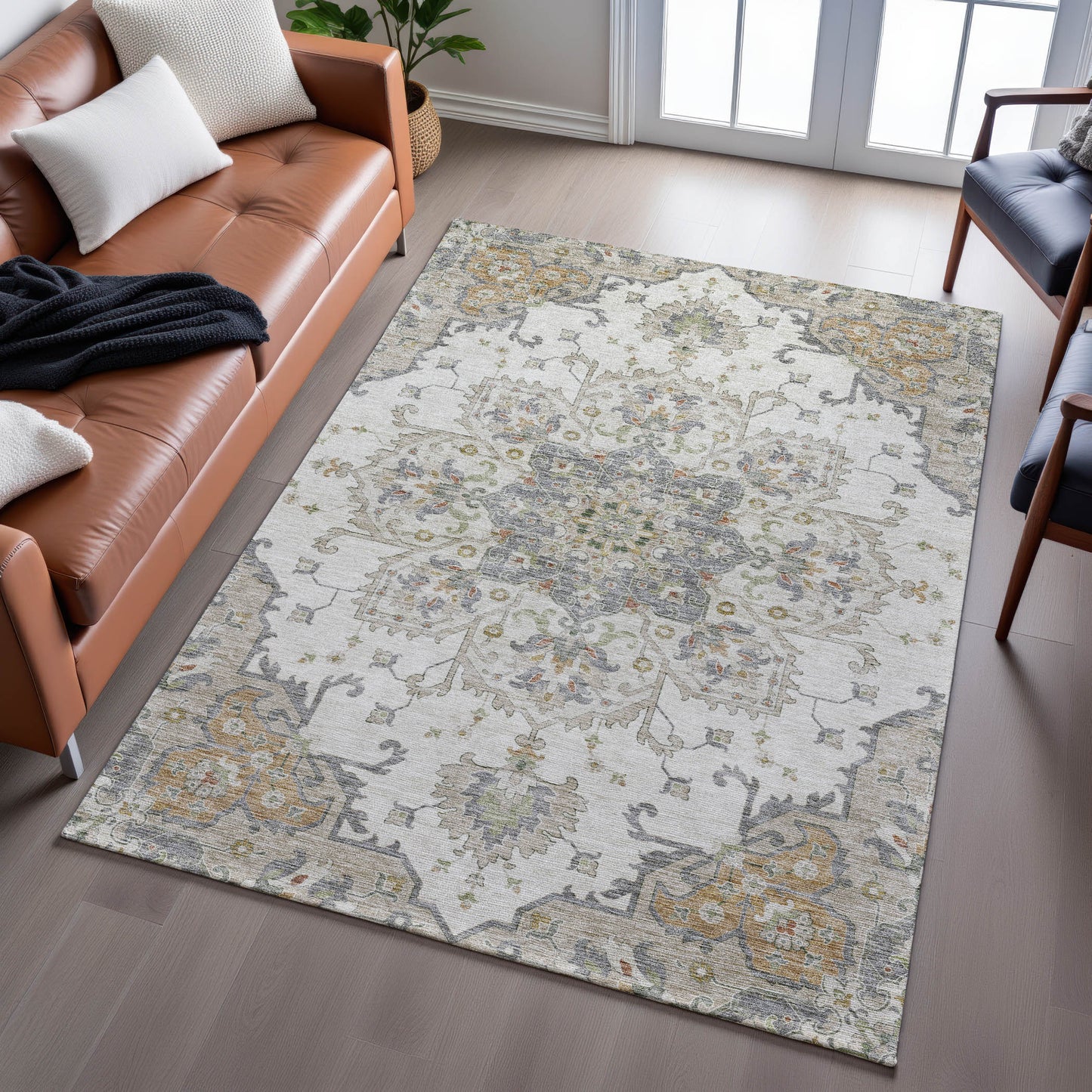 Machine Made Silk Road SR6 Ivory - Dalyn Rugs