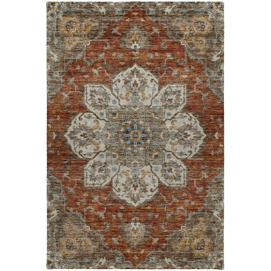 Machine Made Silk Road SR6 Paprika - Dalyn Rugs
