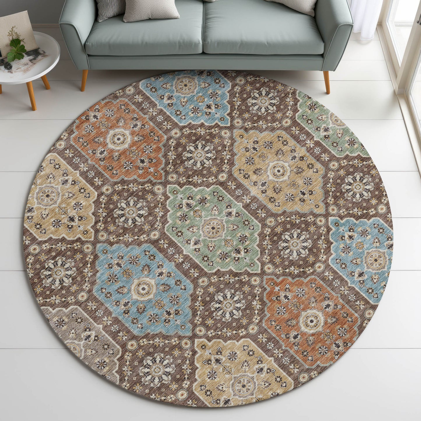 Machine Made Silk Road SR7 Chocolate - Dalyn Rugs