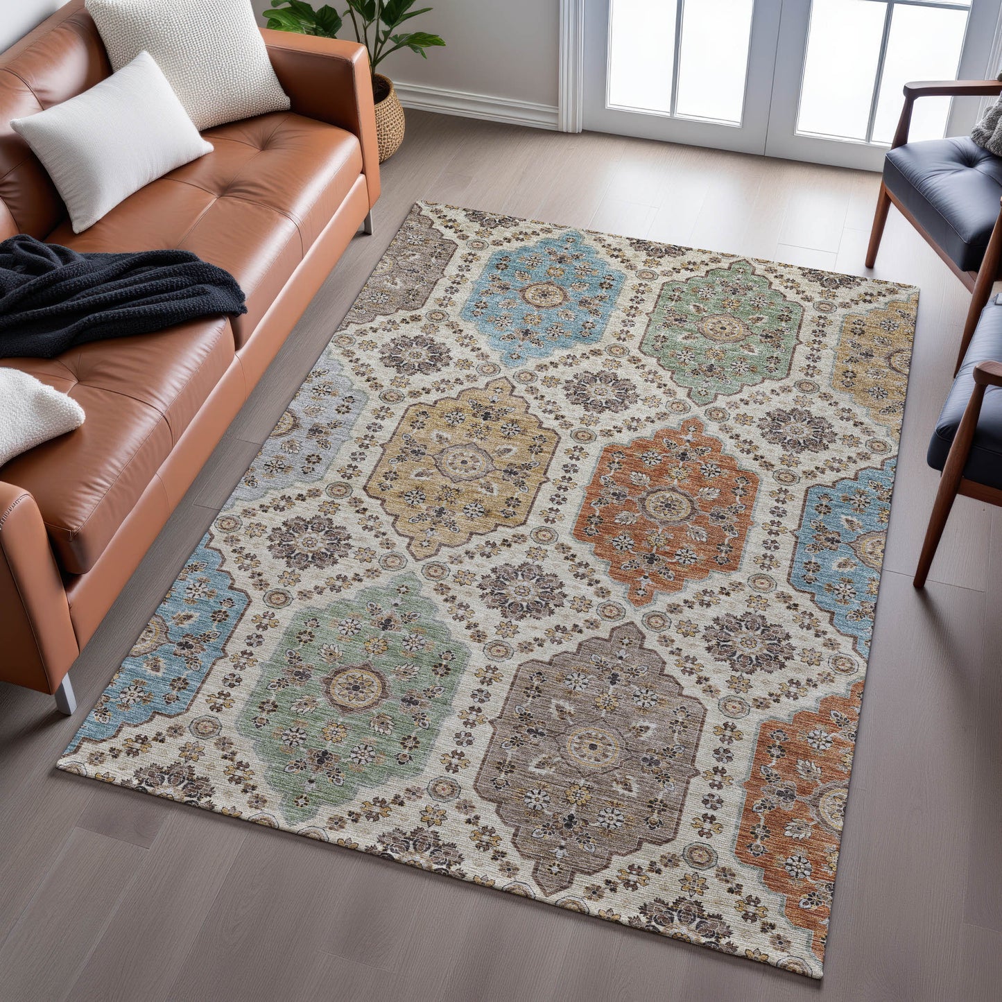 Machine Made Silk Road SR7 Linen - Dalyn Rugs