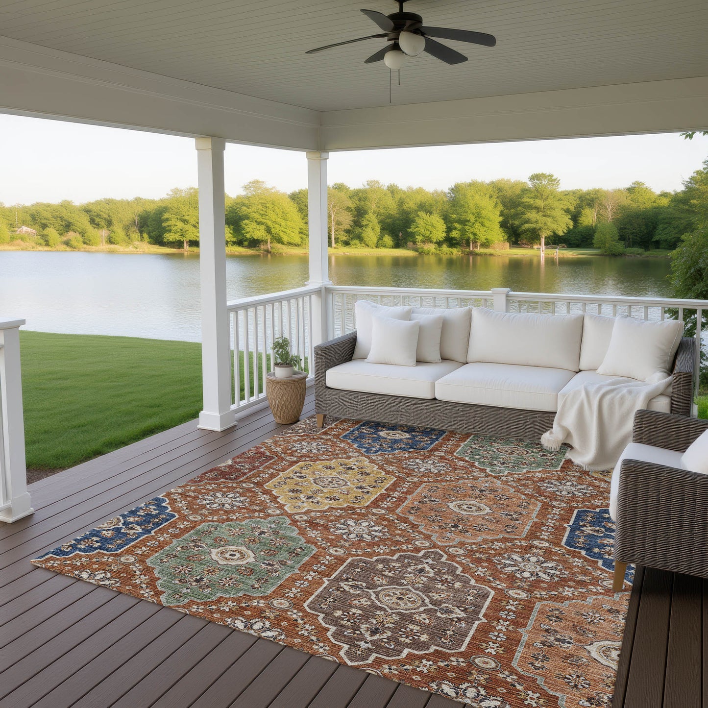 Machine Made Silk Road SR7 Paprika - Dalyn Rugs