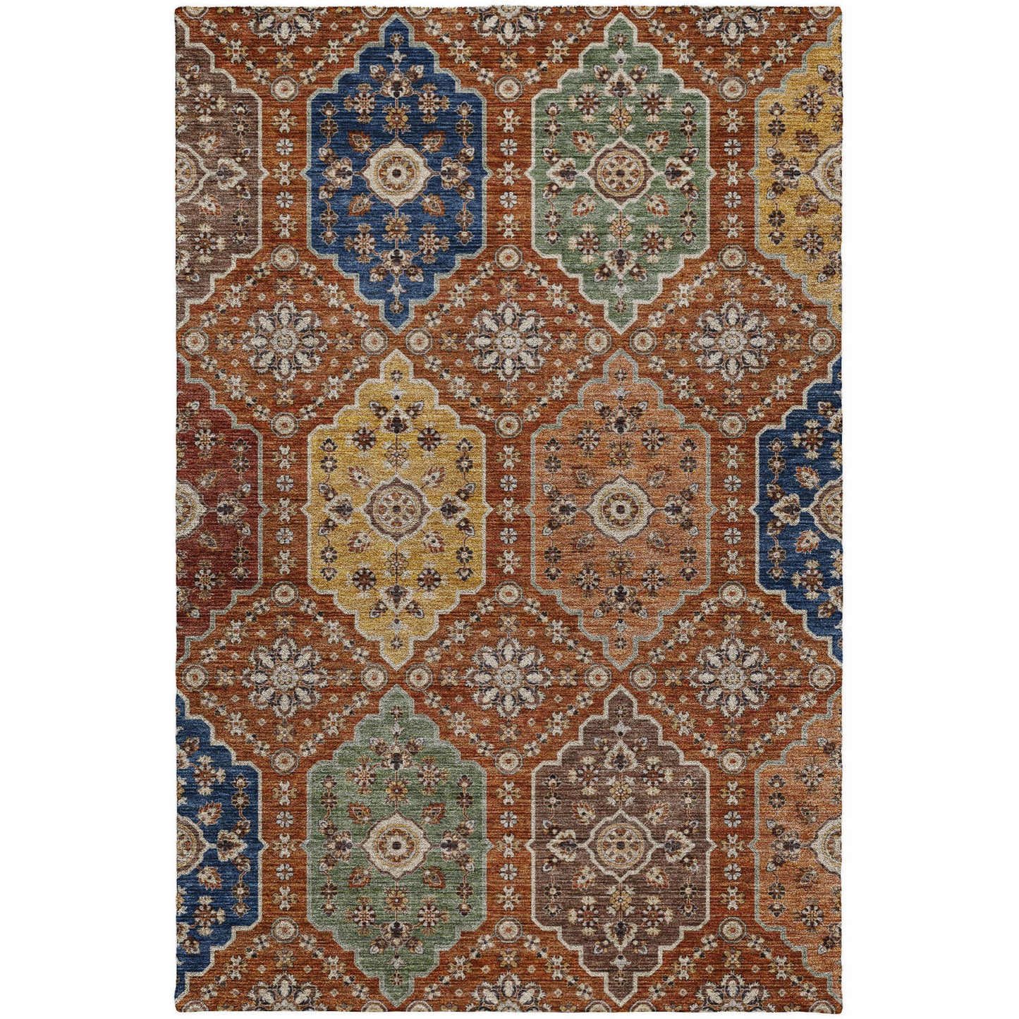Machine Made Silk Road SR7 Paprika - Dalyn Rugs
