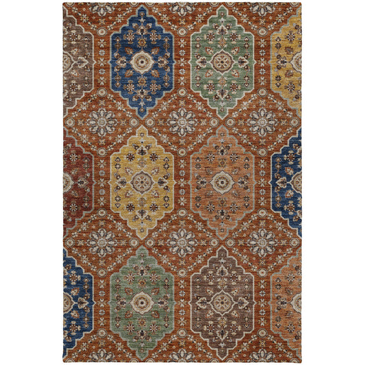 Machine Made Silk Road SR7 Paprika - Dalyn Rugs