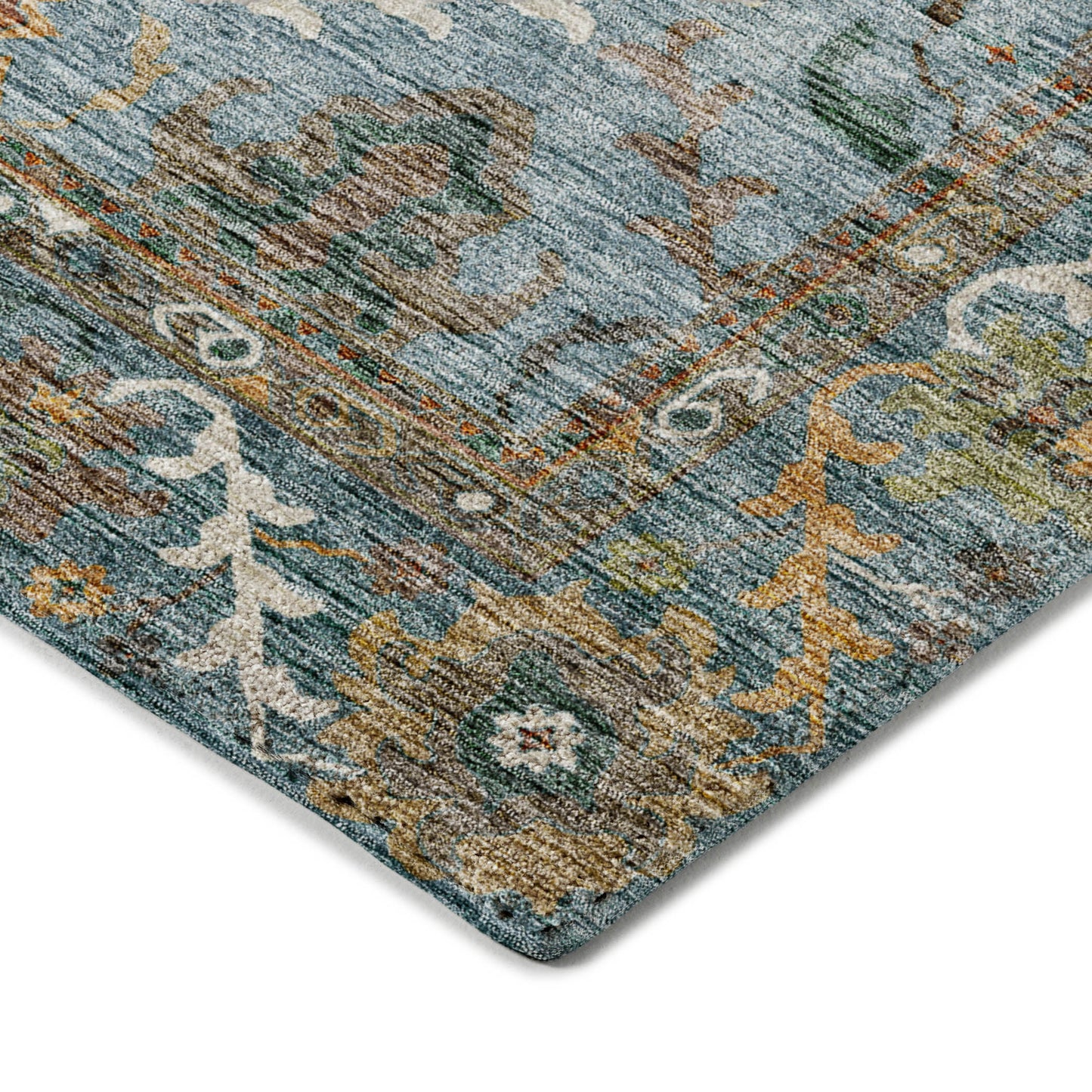 Machine Made Silk Road SR8 Aqua - Dalyn Rugs