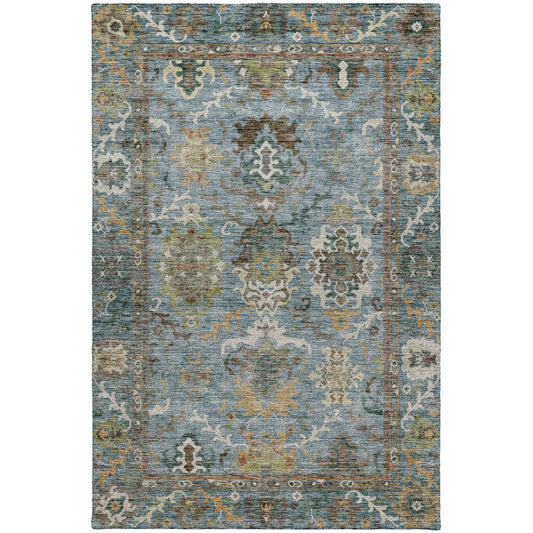 Machine Made Silk Road SR8 Aqua - Dalyn Rugs
