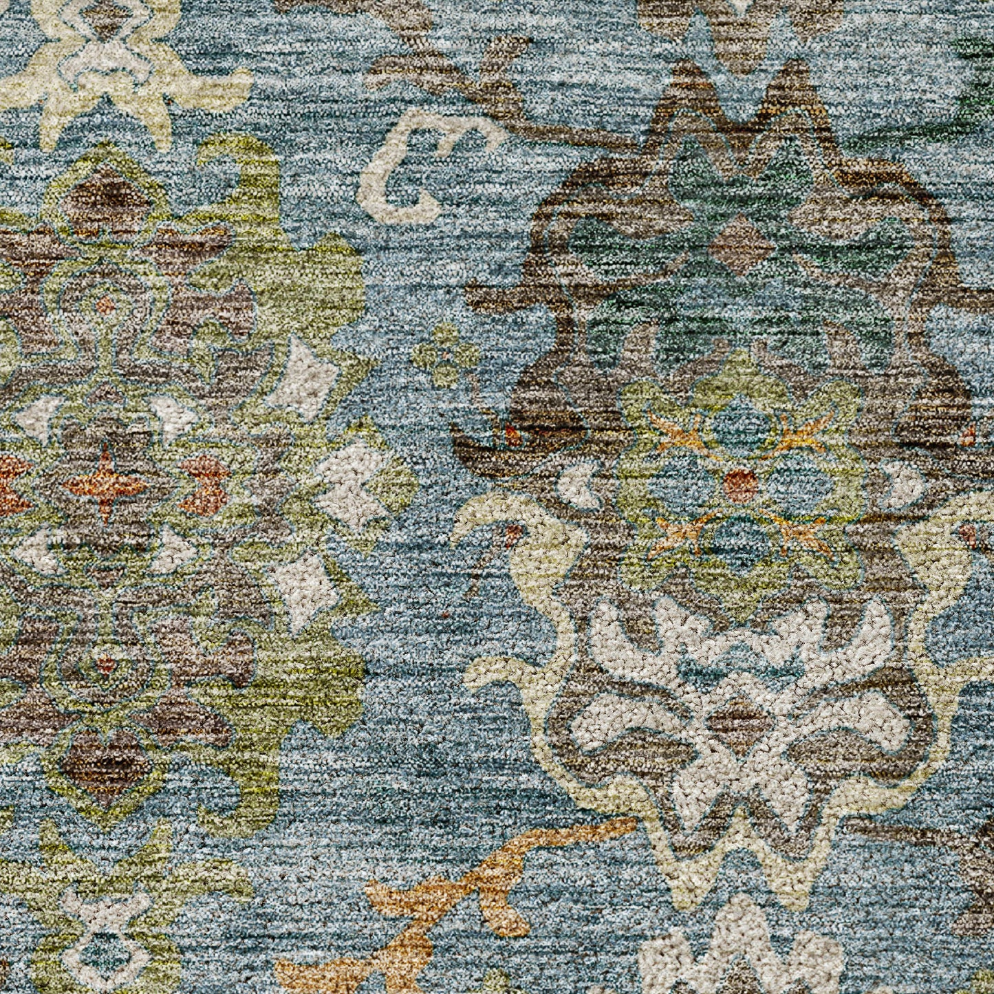 Machine Made Silk Road SR8 Aqua - Dalyn Rugs
