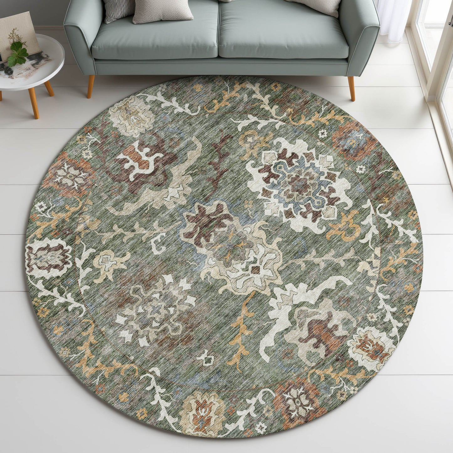Machine Made Silk Road SR8 Basil - Dalyn Rugs