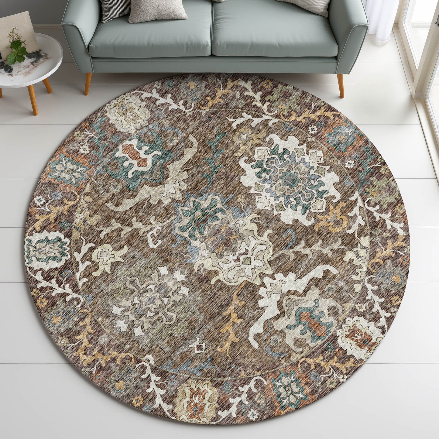Machine Made Silk Road SR8 Chocolate - Dalyn Rugs