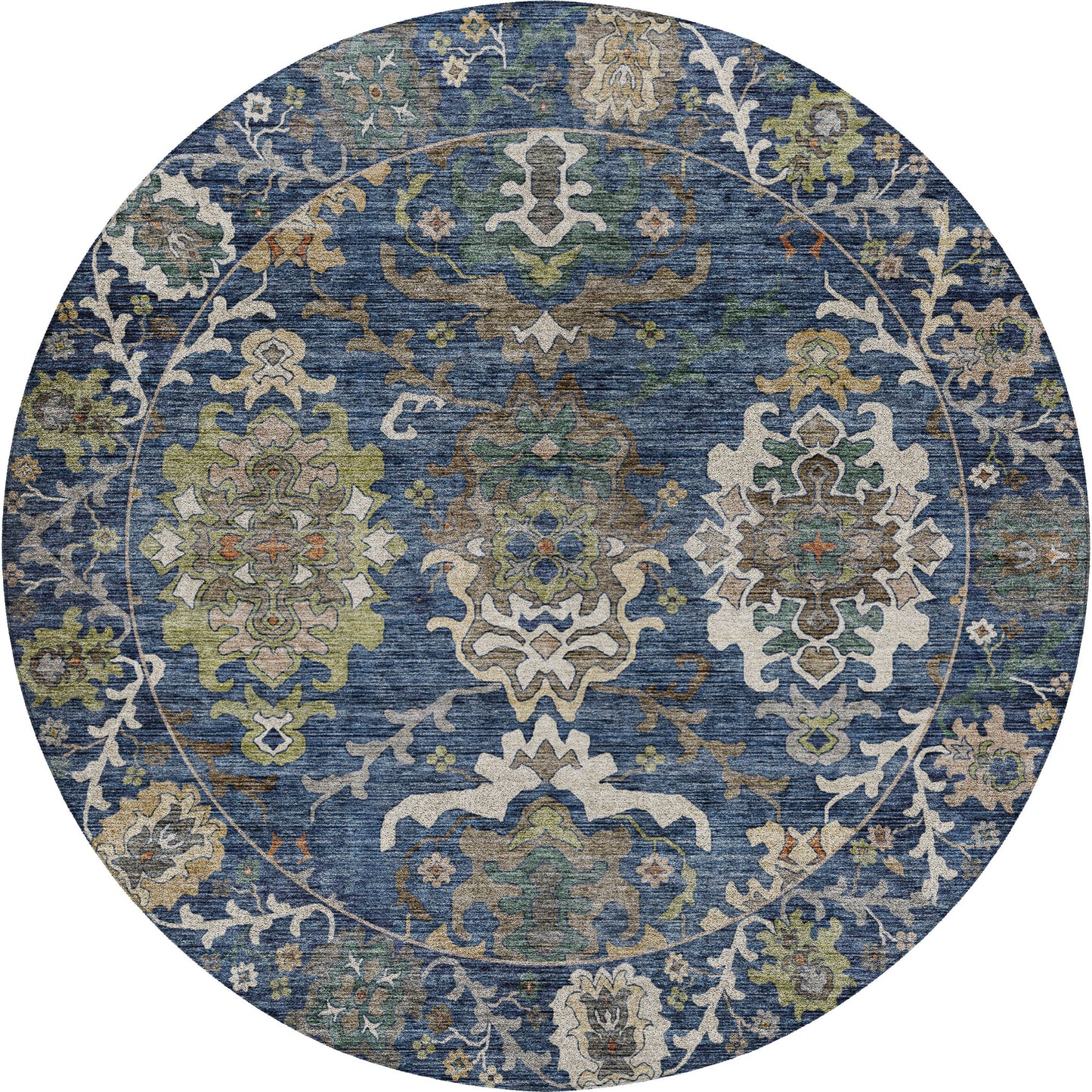 Machine Made Silk Road SR8 Navy - Dalyn Rugs