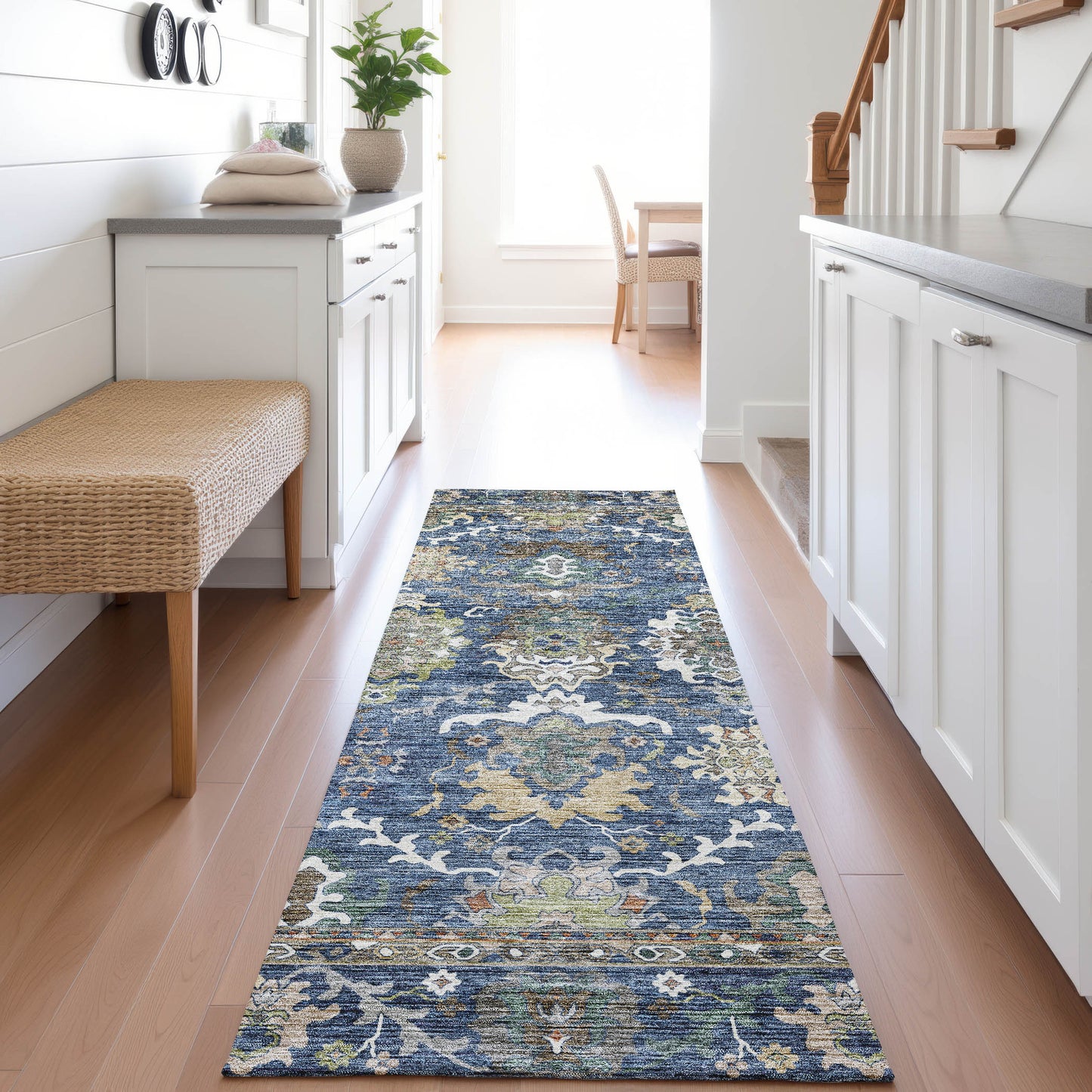 Machine Made Silk Road SR8 Navy - Dalyn Rugs