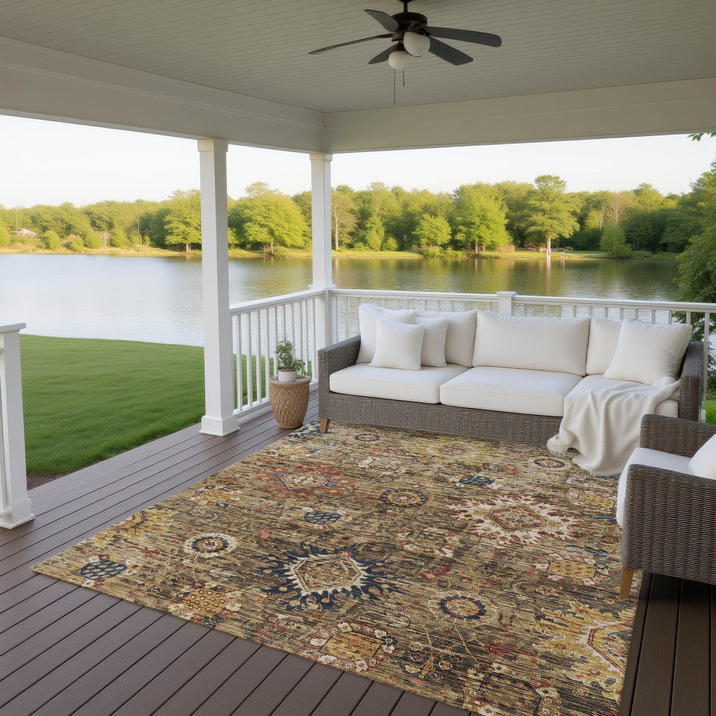 Machine Made Silk Road SR9 Clove - Dalyn Rugs