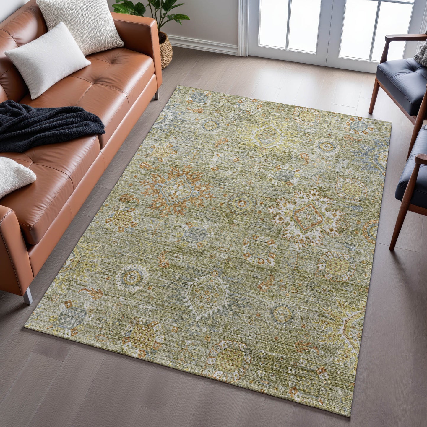 Machine Made Silk Road SR9 Sage - Dalyn Rugs