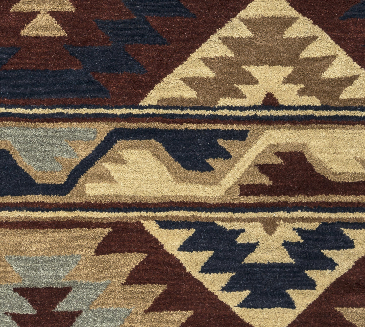 Southwest SU2253 Red Hand-Tufted Rug - Rizzy