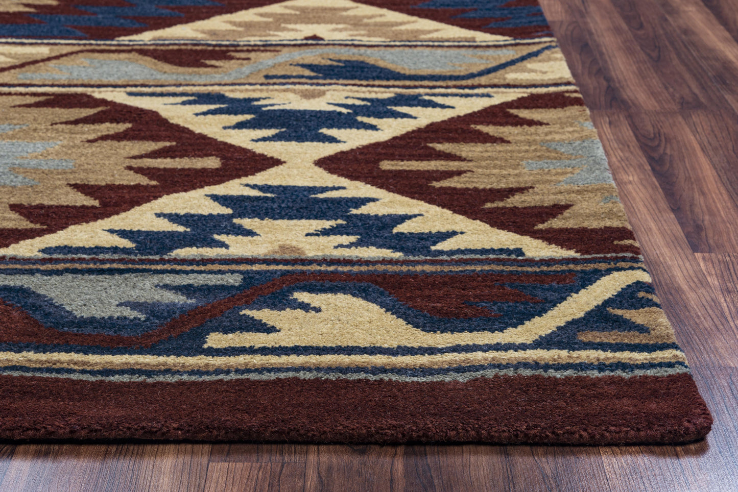 Southwest SU2253 Red Hand-Tufted Rug - Rizzy