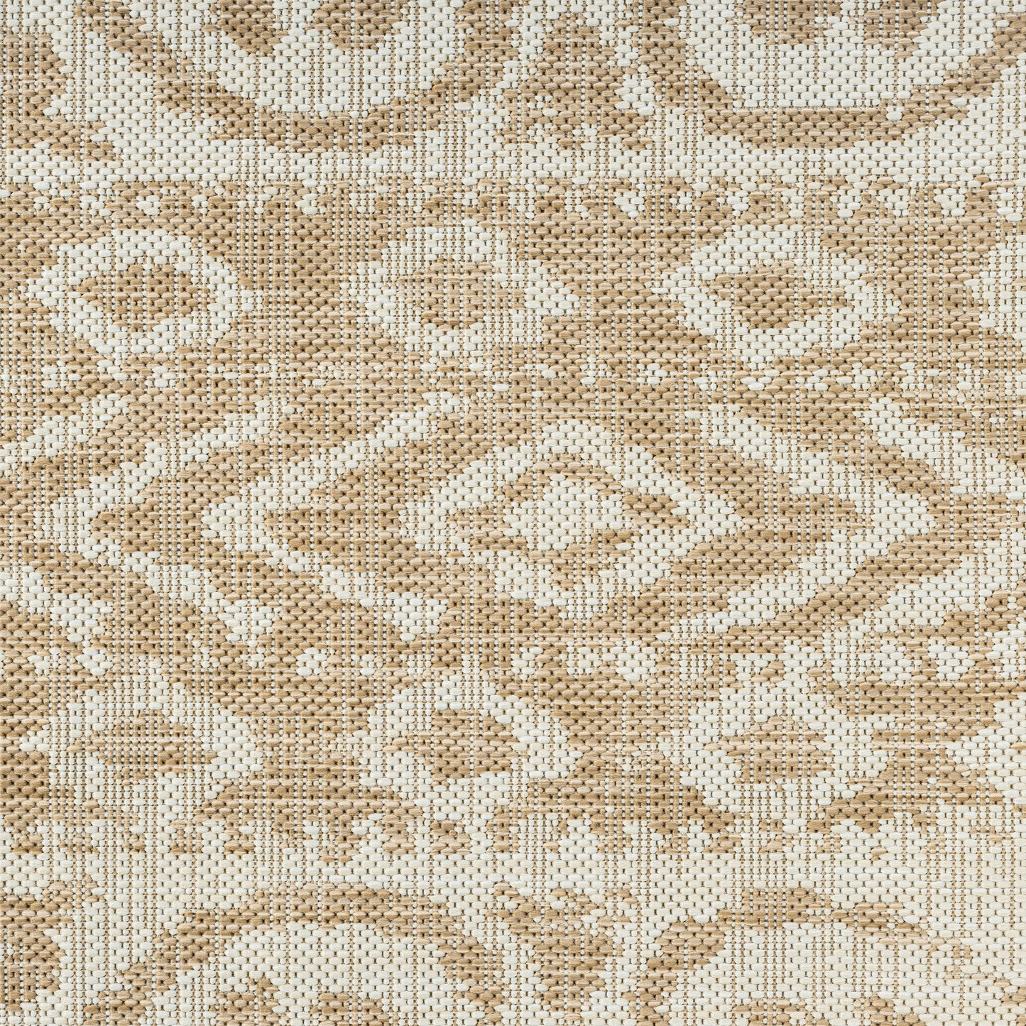 SUNSH-81242 Transitional/Casual Machine Made Beige/Ivory Polypropylene Indoor/Outdoor Area Rugs - LR Home