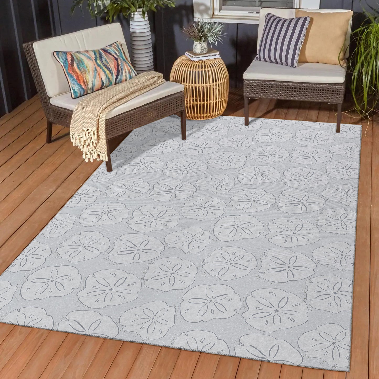 Machine Made Seabreeze SZ10 Silver - Dalyn Rugs