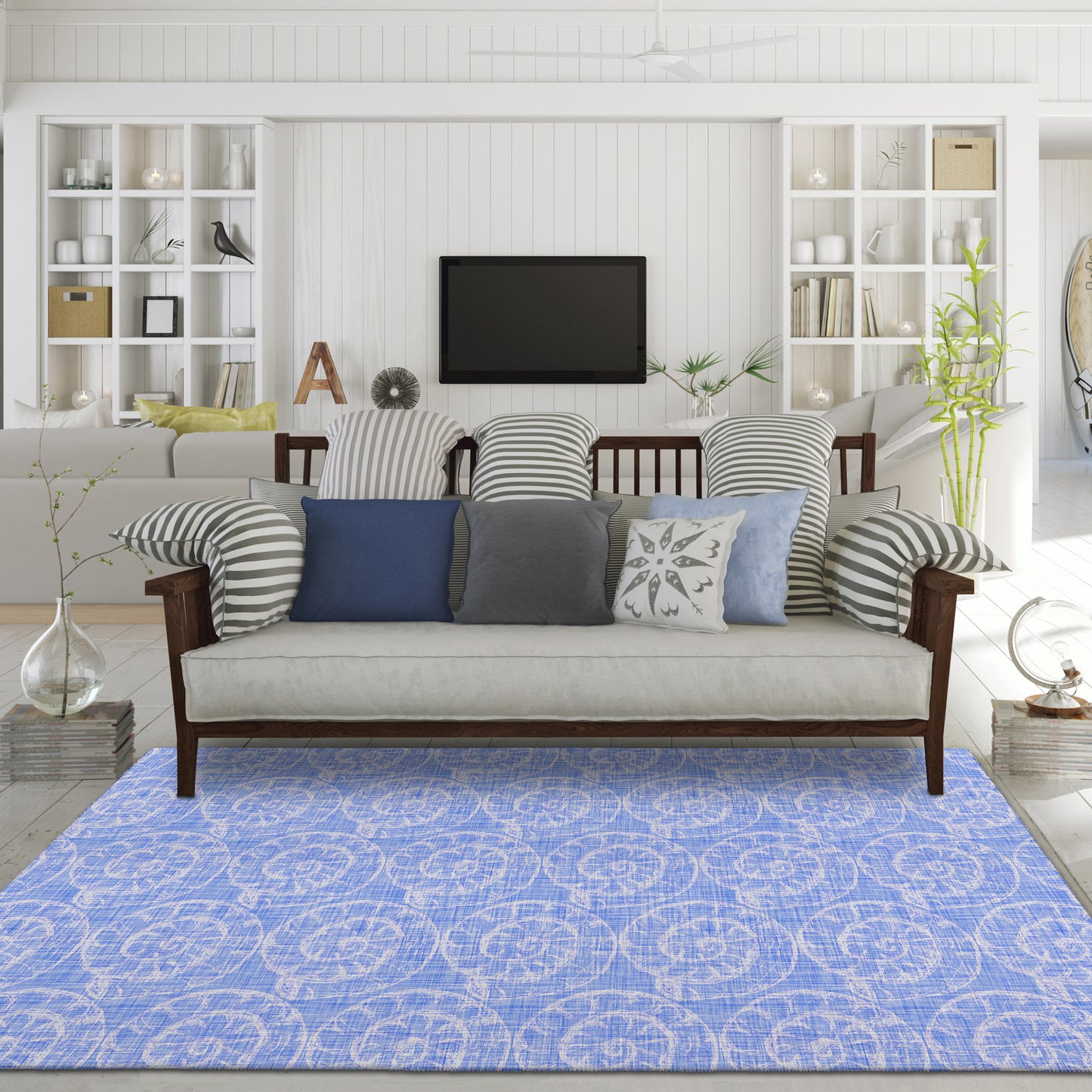 Machine Made Seabreeze SZ11 Cobalt - Dalyn Rugs