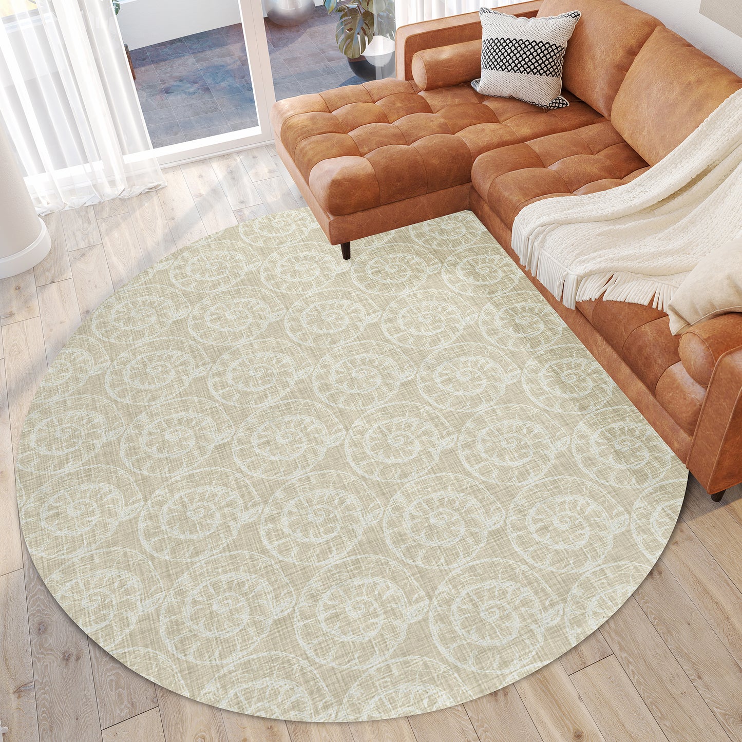 Machine Made Seabreeze SZ11 Taupe - Dalyn Rugs