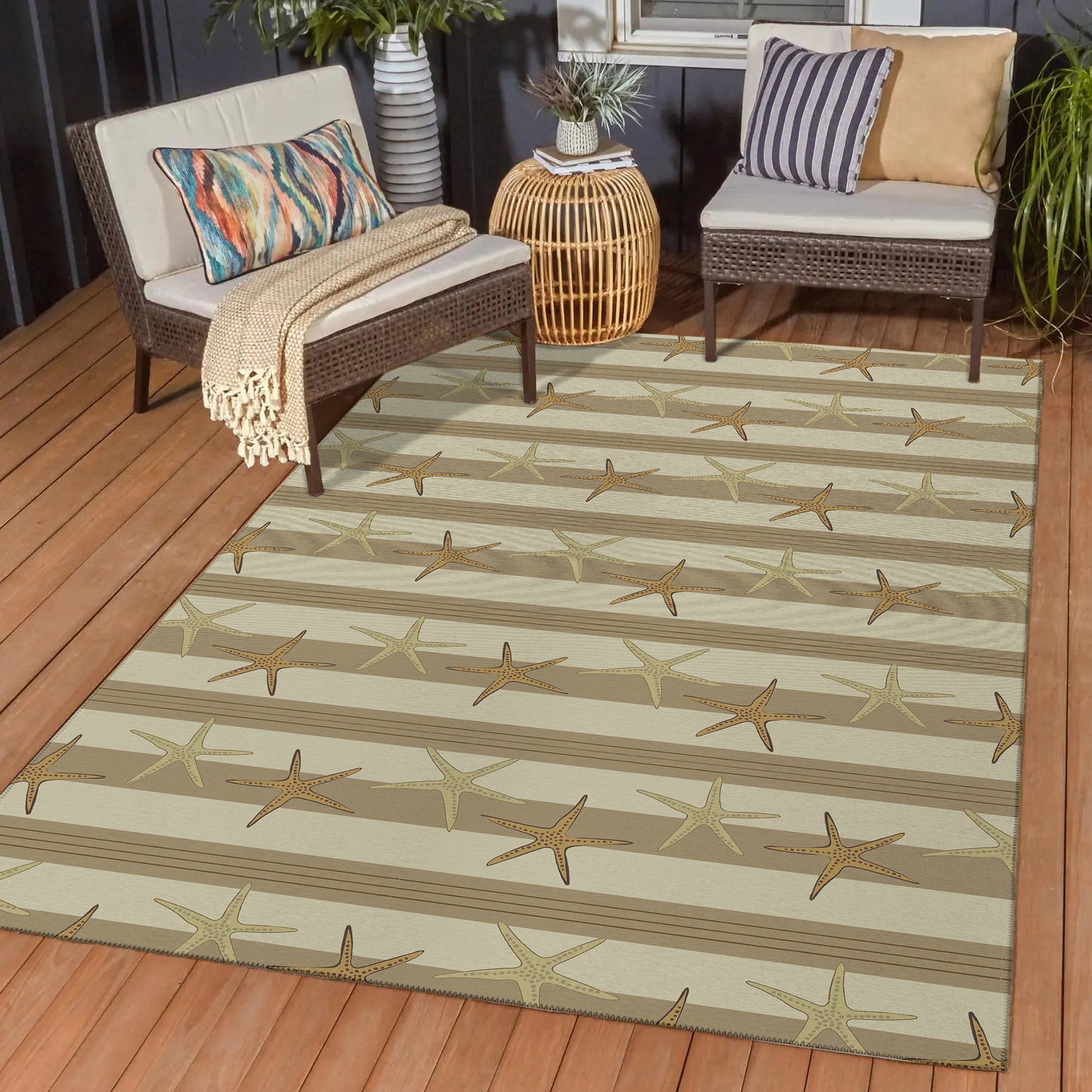 Machine Made Seabreeze SZ12 Beige - Dalyn Rugs