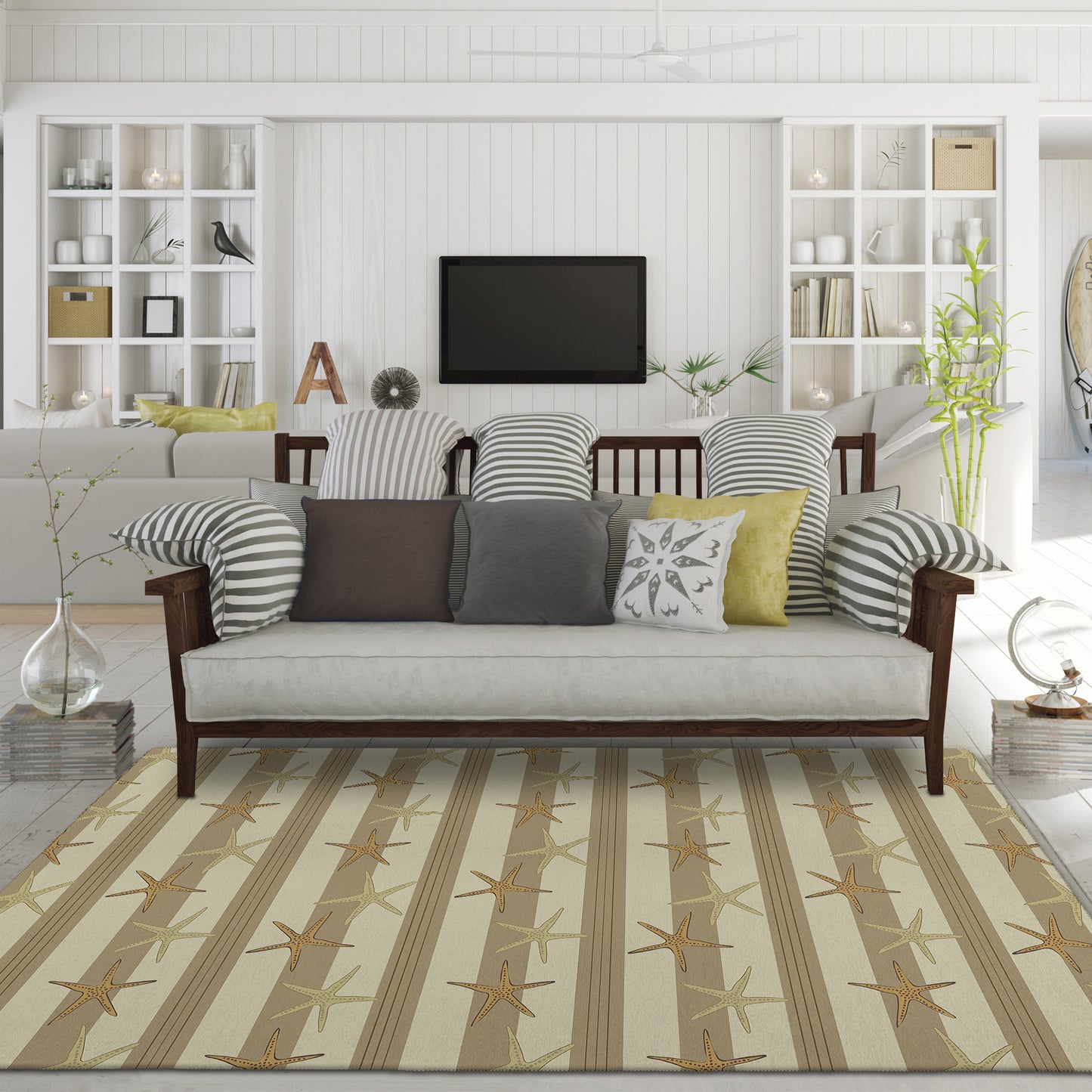 Machine Made Seabreeze SZ12 Beige - Dalyn Rugs