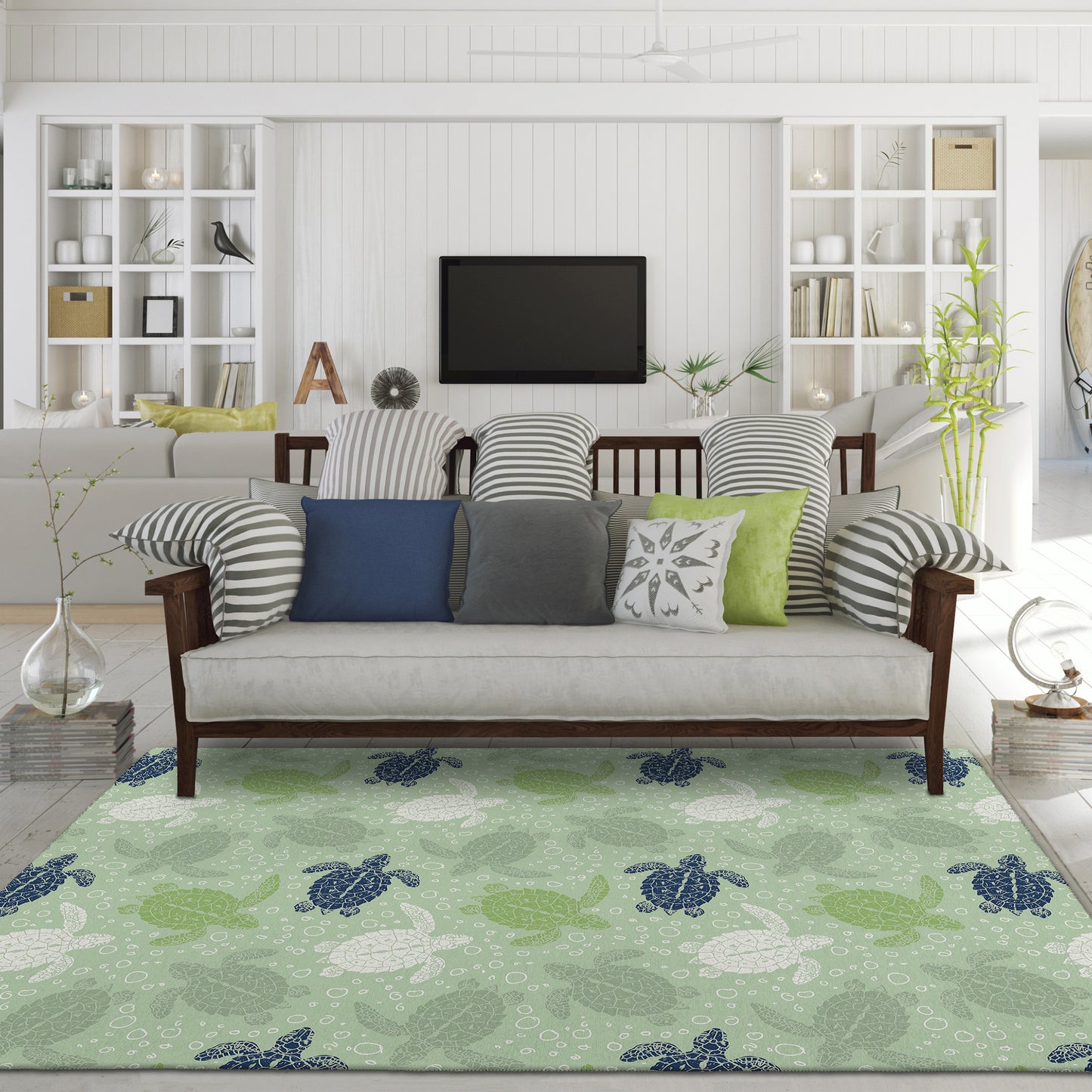 Machine Made Seabreeze SZ13 Aloe - Dalyn Rugs