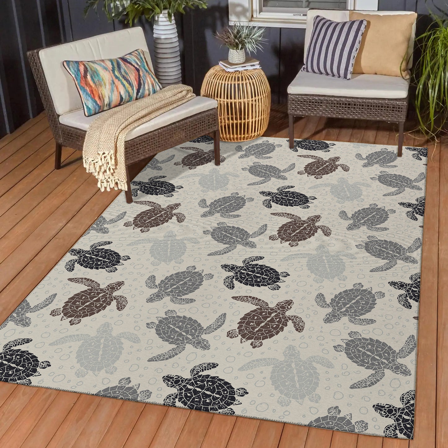 Machine Made Seabreeze SZ13 Beige - Dalyn Rugs