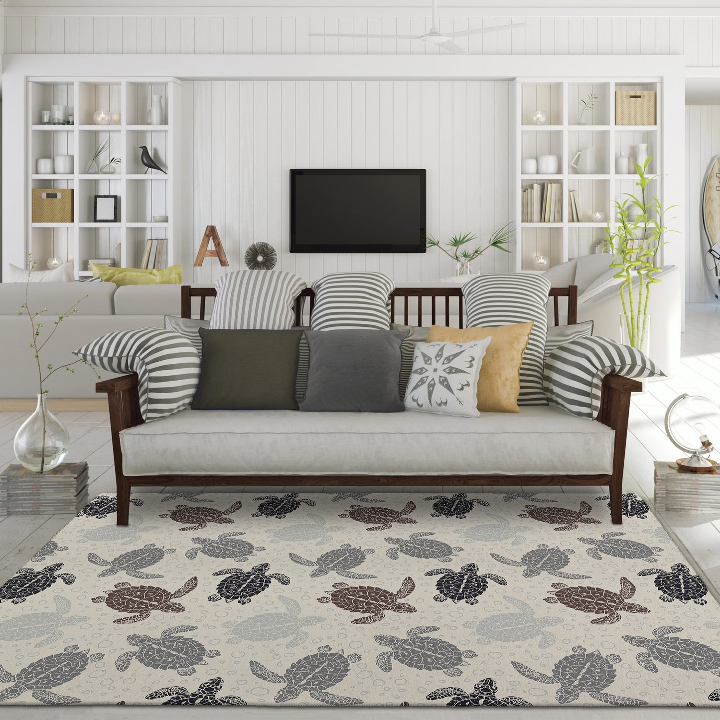 Machine Made Seabreeze SZ13 Beige - Dalyn Rugs