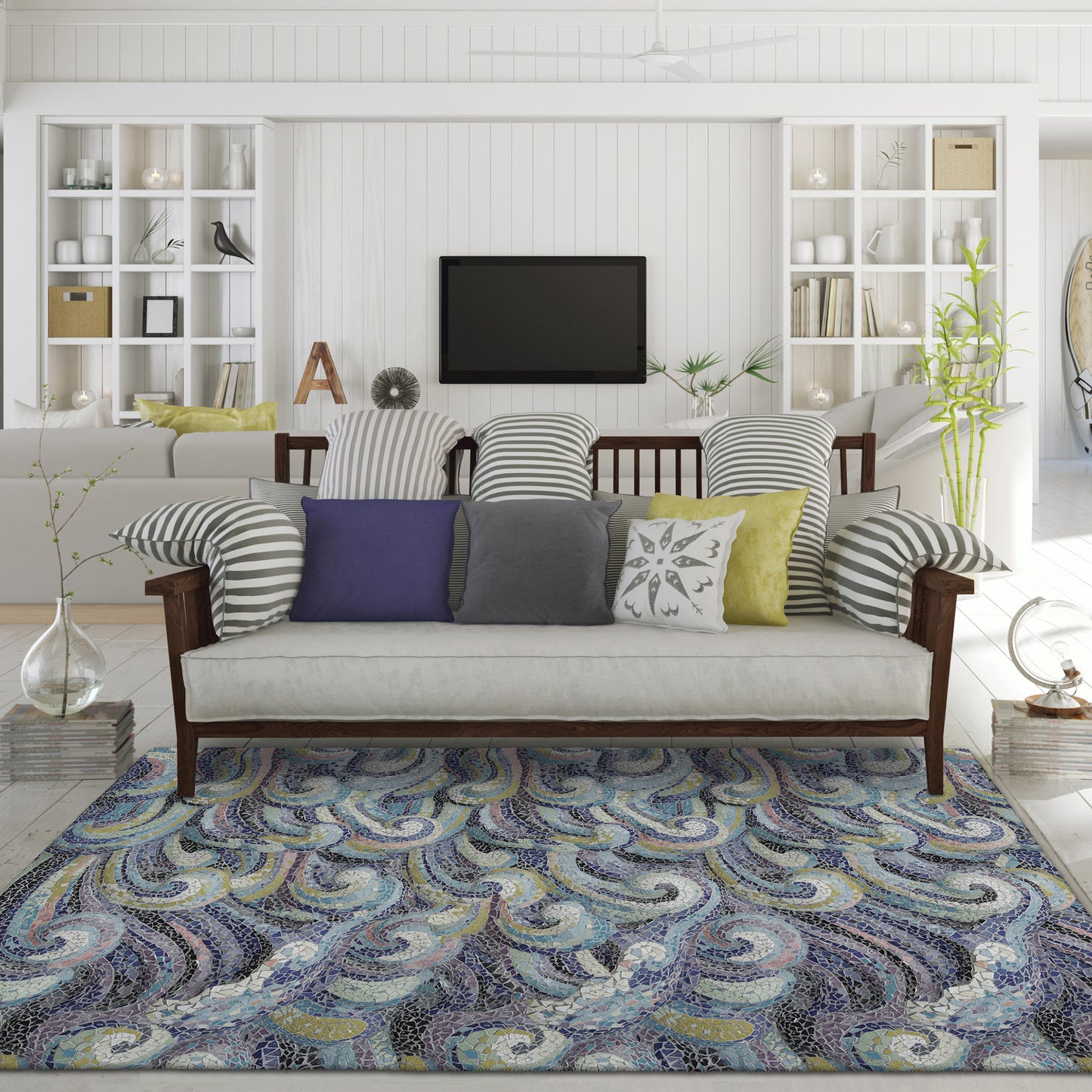Machine Made Seabreeze SZ14 Ink - Dalyn Rugs
