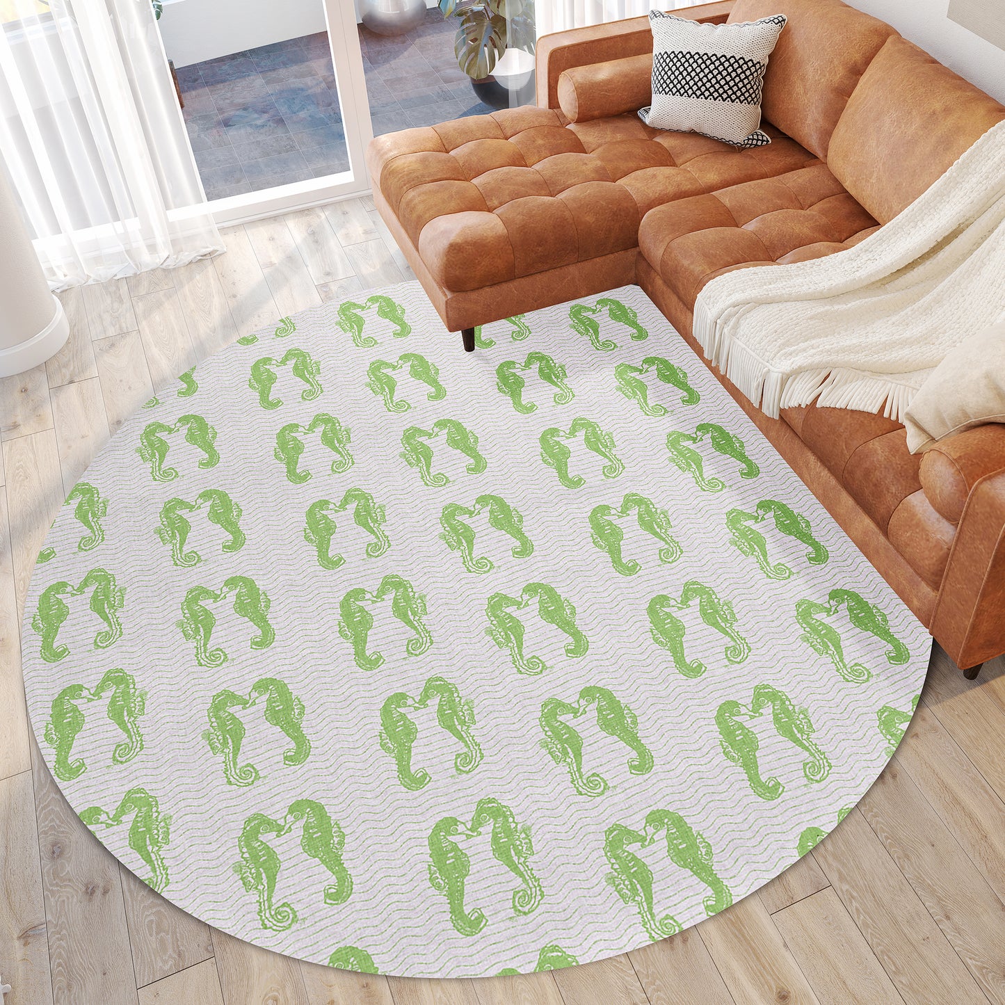 Machine Made Seabreeze SZ15 Lime-In - Dalyn Rugs