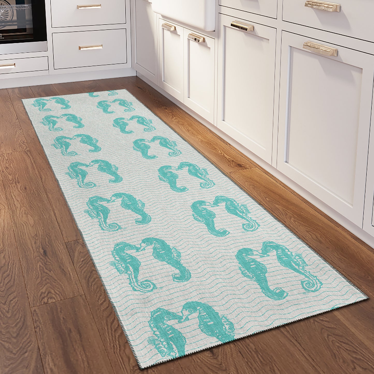 Machine Made Seabreeze SZ15 Teal - Dalyn Rugs