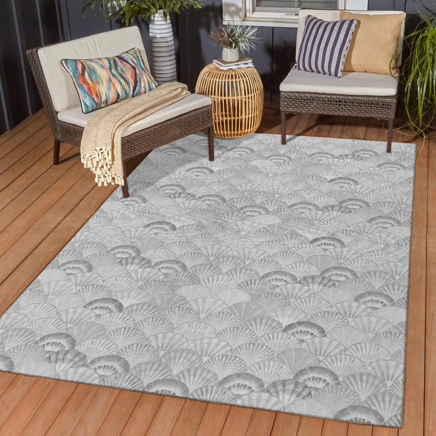 Machine Made Seabreeze SZ2 Silver - Dalyn Rugs