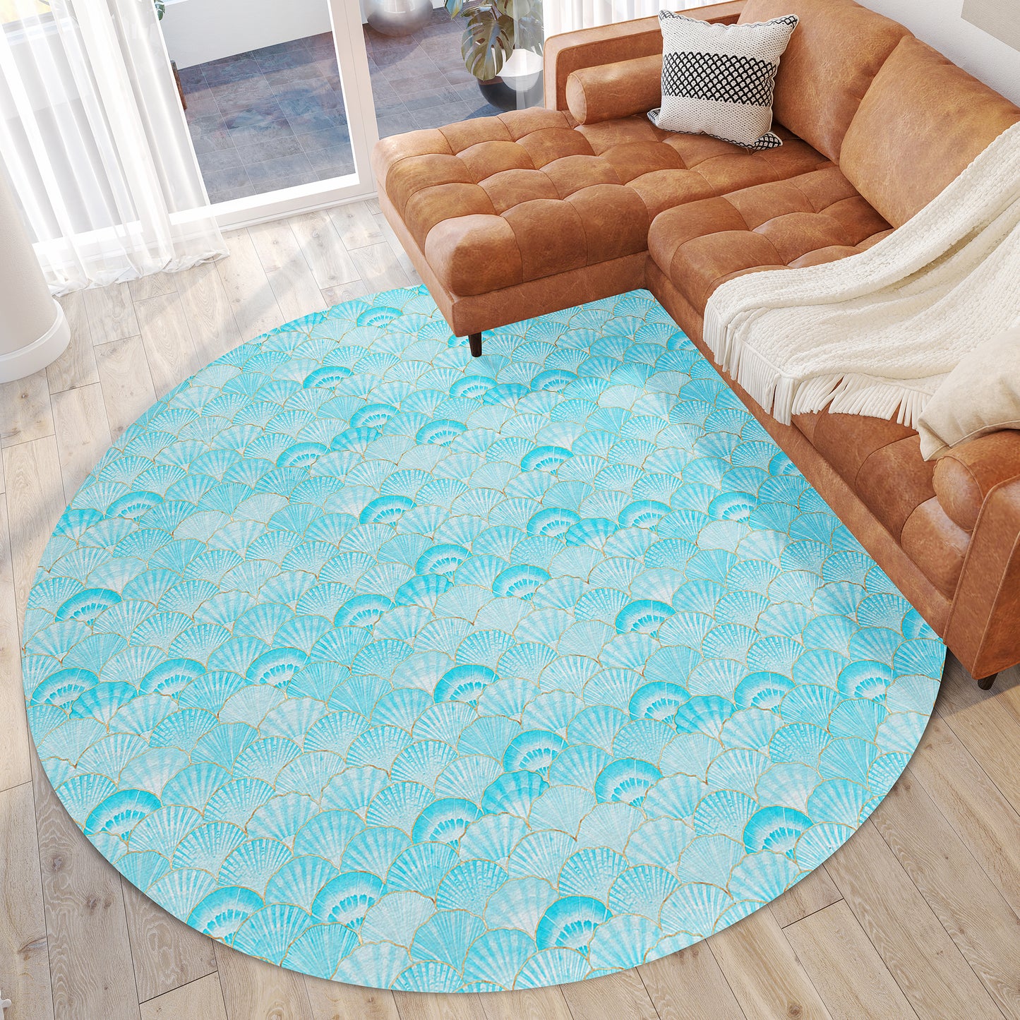 Machine Made Seabreeze SZ3 Teal - Dalyn Rugs