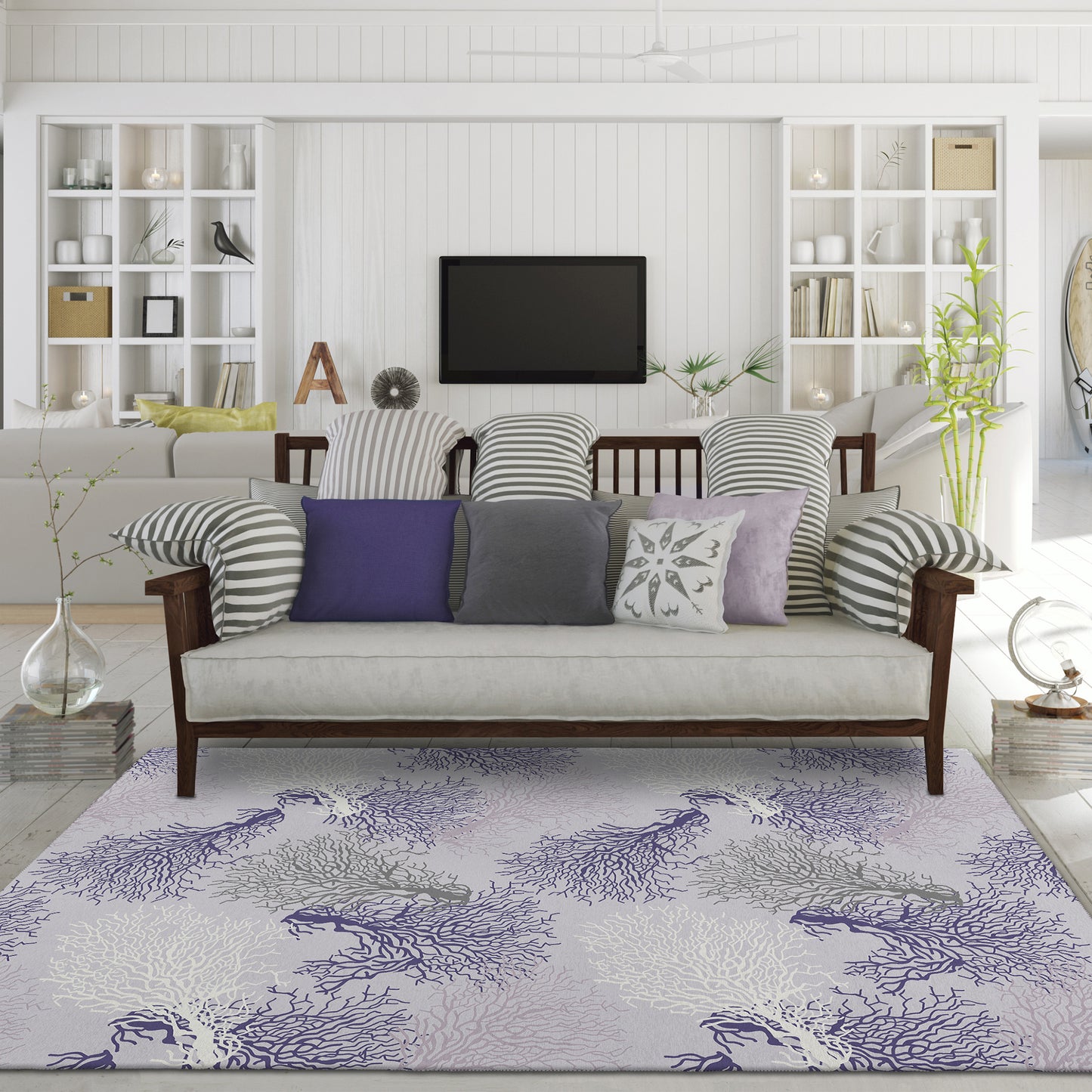 Machine Made Seabreeze SZ3 Lavender - Dalyn Rugs