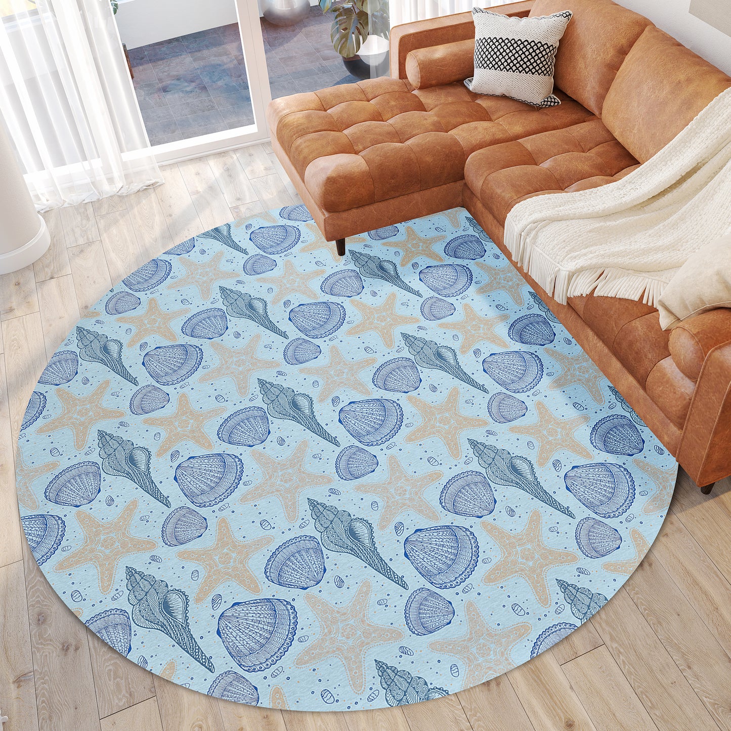 Machine Made Seabreeze SZ4 Sky - Dalyn Rugs