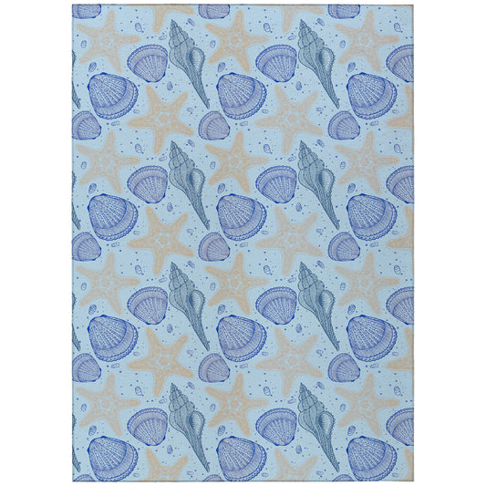 Machine Made Seabreeze SZ4 Sky - Dalyn Rugs
