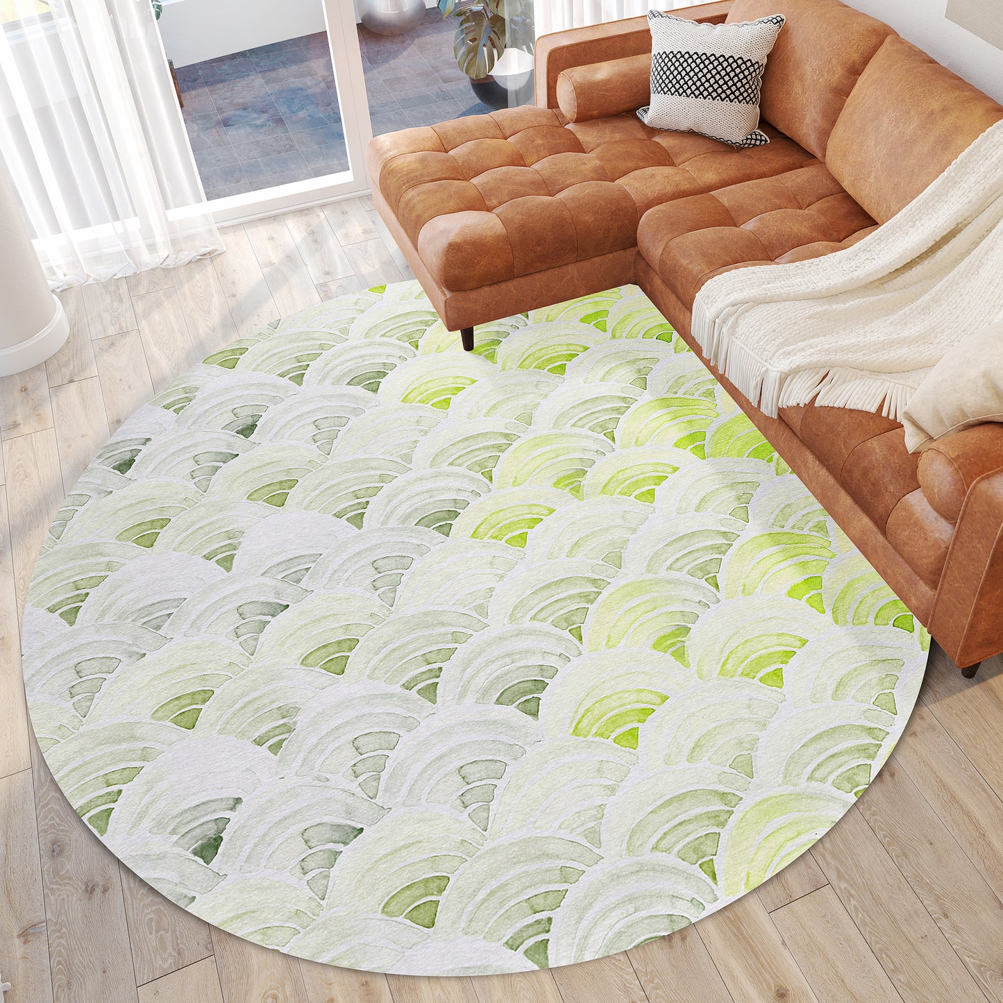 Machine Made Seabreeze SZ5 Lime-In - Dalyn Rugs