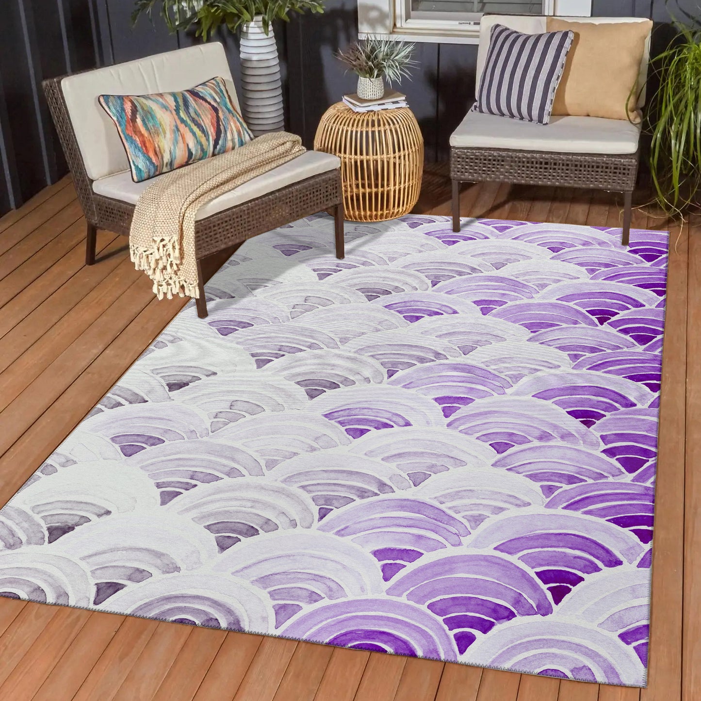 Machine Made Seabreeze SZ5 Violet - Dalyn Rugs