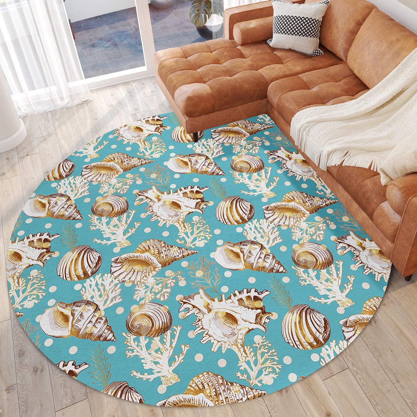 Machine Made Seabreeze SZ6 Teal - Dalyn Rugs
