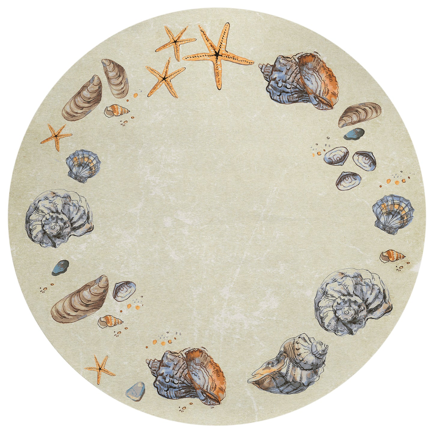 Machine Made Seabreeze SZ9 Ivory - Dalyn Rugs