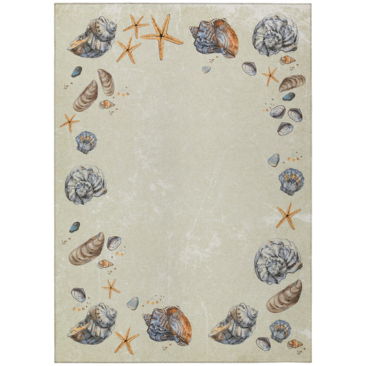 Machine Made Seabreeze SZ9 Ivory - Dalyn Rugs