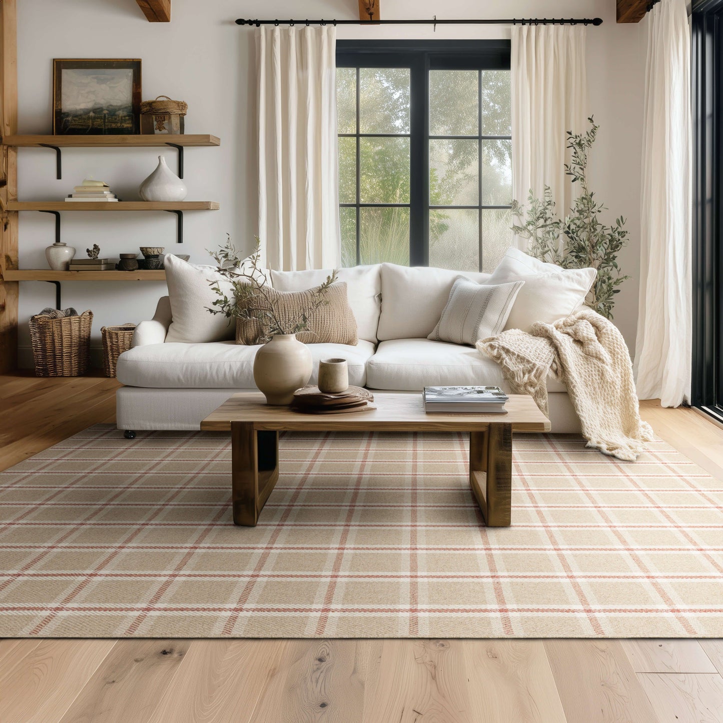 Scofield Red Area Rug - Karastan