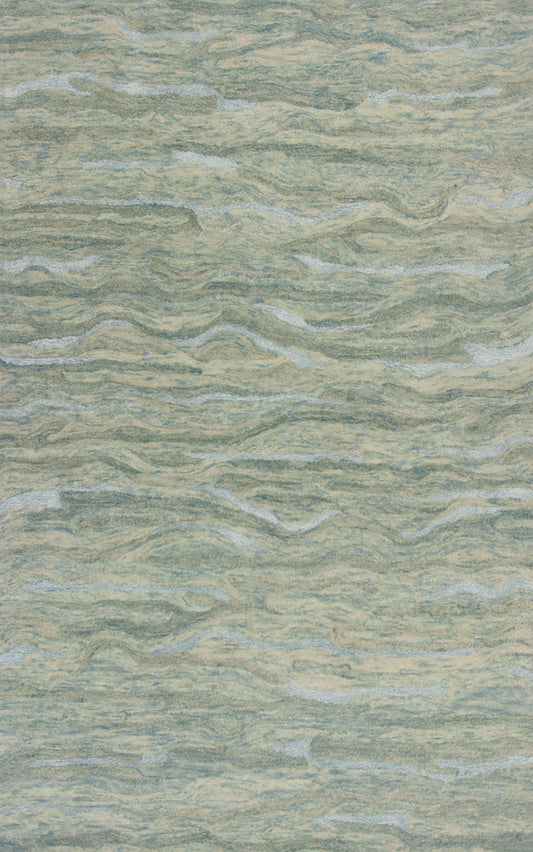 Serenity 1252 Seafoam Breeze Hand Tufted Area Rug - KAS