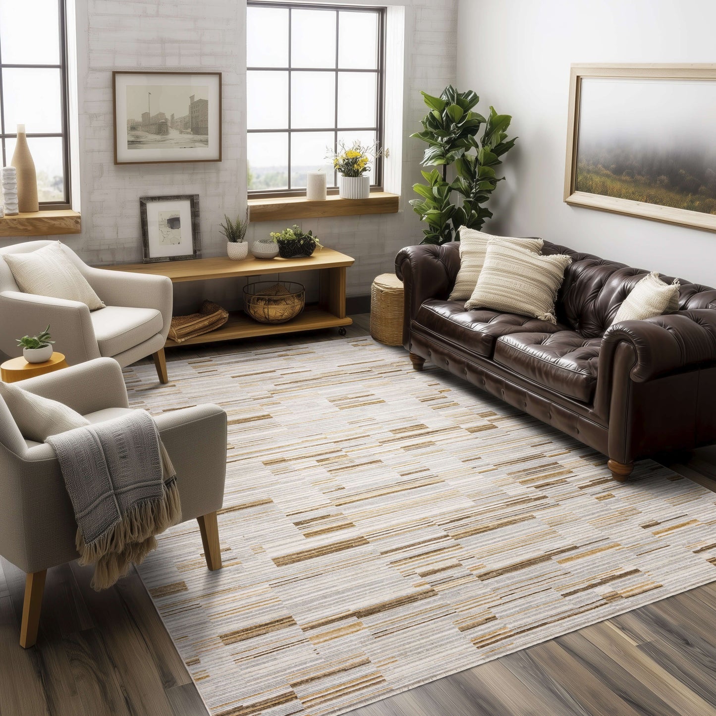 Sherabad Flagstone Area Rug - Karastan